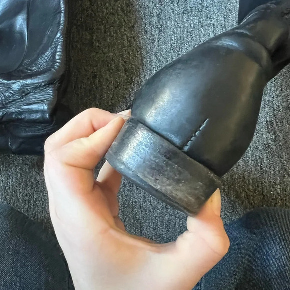 Frye Black Melissa Knee High Riding Boots, size 7 - Picture 9 of 11